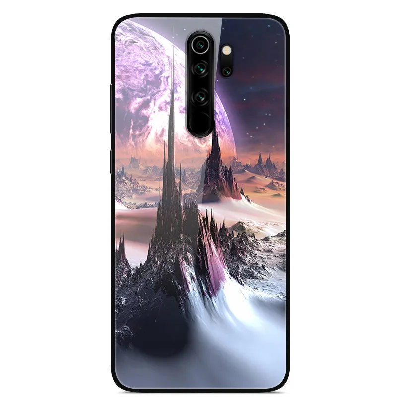 37 Redmi Note 8 Pro Чехол 6,53 ''стекло твердая задняя крышка для Xiaomi Redmi Note 8 Pro чехлы для телефонов силикон бампер Fundas Redmi Note8 8T - Цвет: 37