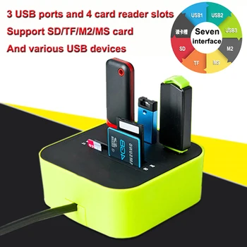 

Multi In 1 Card Reader External Cardreader Memory OTG Micro SD TF USB 2.0 E Reader USB Card Reader Lector de Tarjetas Kaartlezer