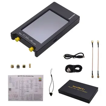 

4 Inch LCD 50KHz-1.5GHz Large Screen Vector Analyzer Web NanoVNA-H4 Antenna Analyzer Shortwave USB 5V 200mA