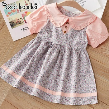 

Bear Leader Girls Dresses New Summer Casual Floral Girl Princess Dress Kids Party Dresses Children Sweet Costume Vestidos 2 6Y