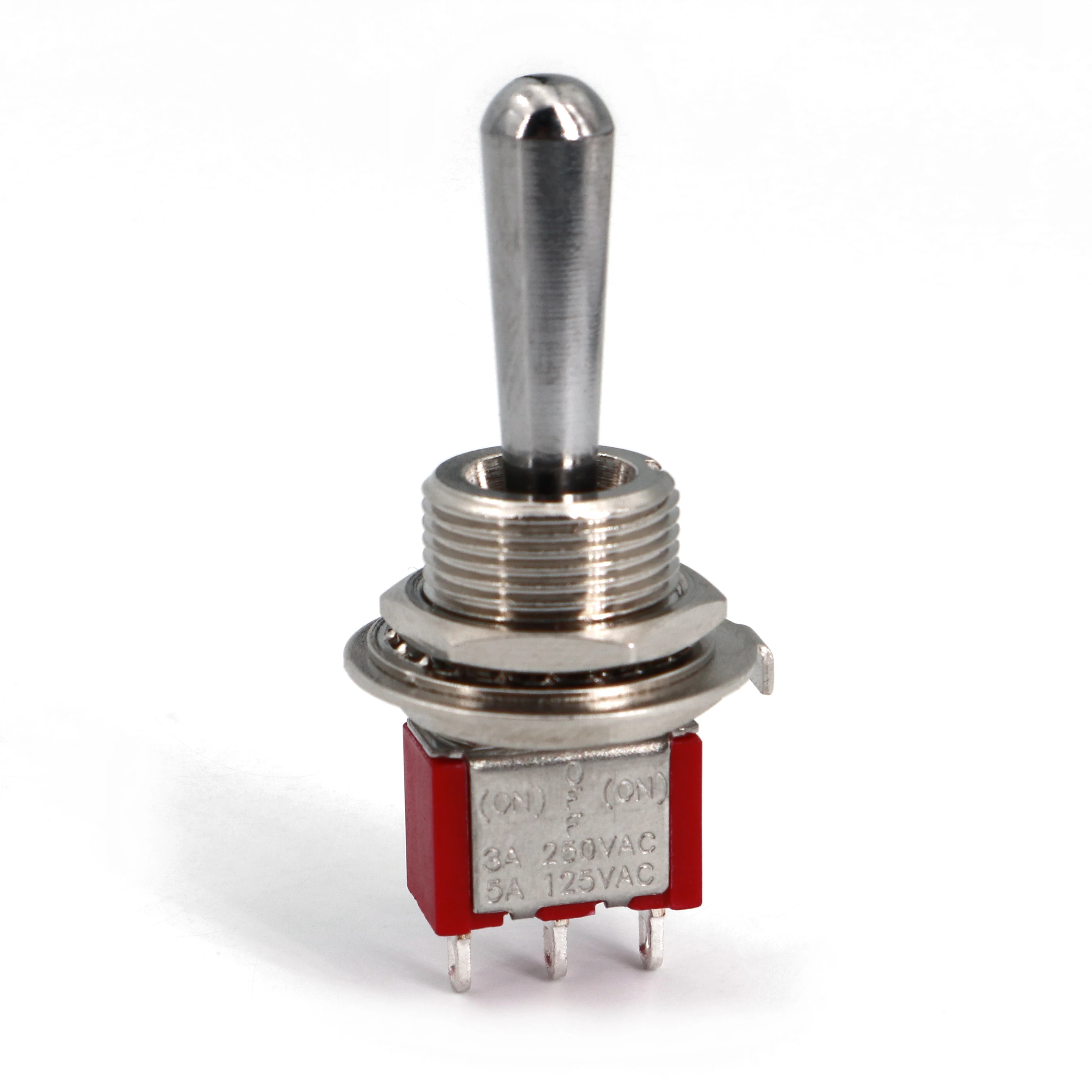 1 шт. SH T8014A- Z1 большая ручка SPDT 3Pin Мини тумблер MOM-OFF-MOM мгновенное 3 положение |