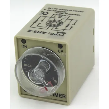 

AH3-2 AC/DC 24V 3s on-delay DPDT time relay 24V delay timer