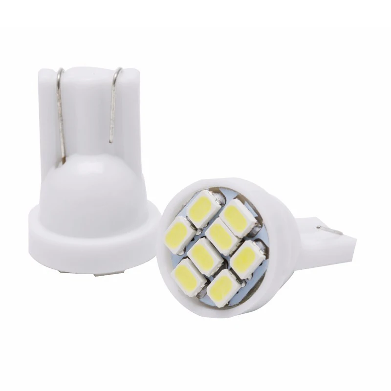 20 шт. Белый светодиодный T10 8SMD Автомобильная Лампа 194 168 192 W5W 1206 SMD супер яркая автомобильная лампа для Bmw E46 E90 525i M3