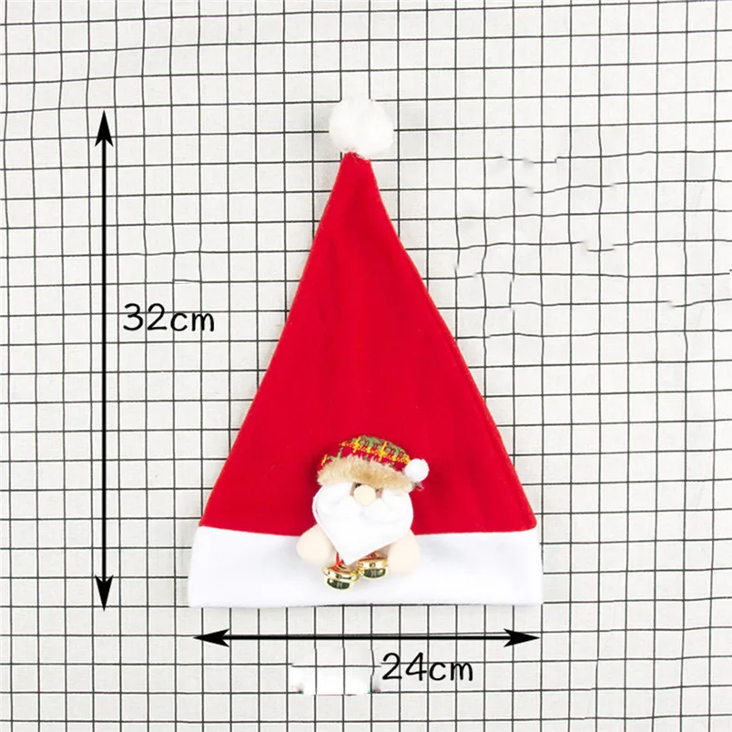 Christmas Hat Children's Hat Spring Cap Funny Party Santa Claus Costume Hat New Year Gifts For People 30DE22 (6)