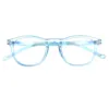 Turezing Reading Glasses Spring Hinge Men Women Blue Light Blocking Retro Round Plastic Frame Computer Reader Eyeglasses 0~400 2