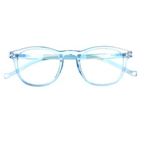 Turezing Reading Glasses Spring Hinge Men Women Blue Light Blocking Retro Round Plastic Frame Computer Reader Eyeglasses 0~400 2