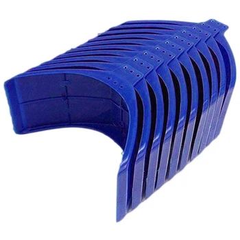 

10 Pigeon Racks, Plastic Pigeon Rack, Pigeon Rack, Dovecote, Bird Supplies (Blue)