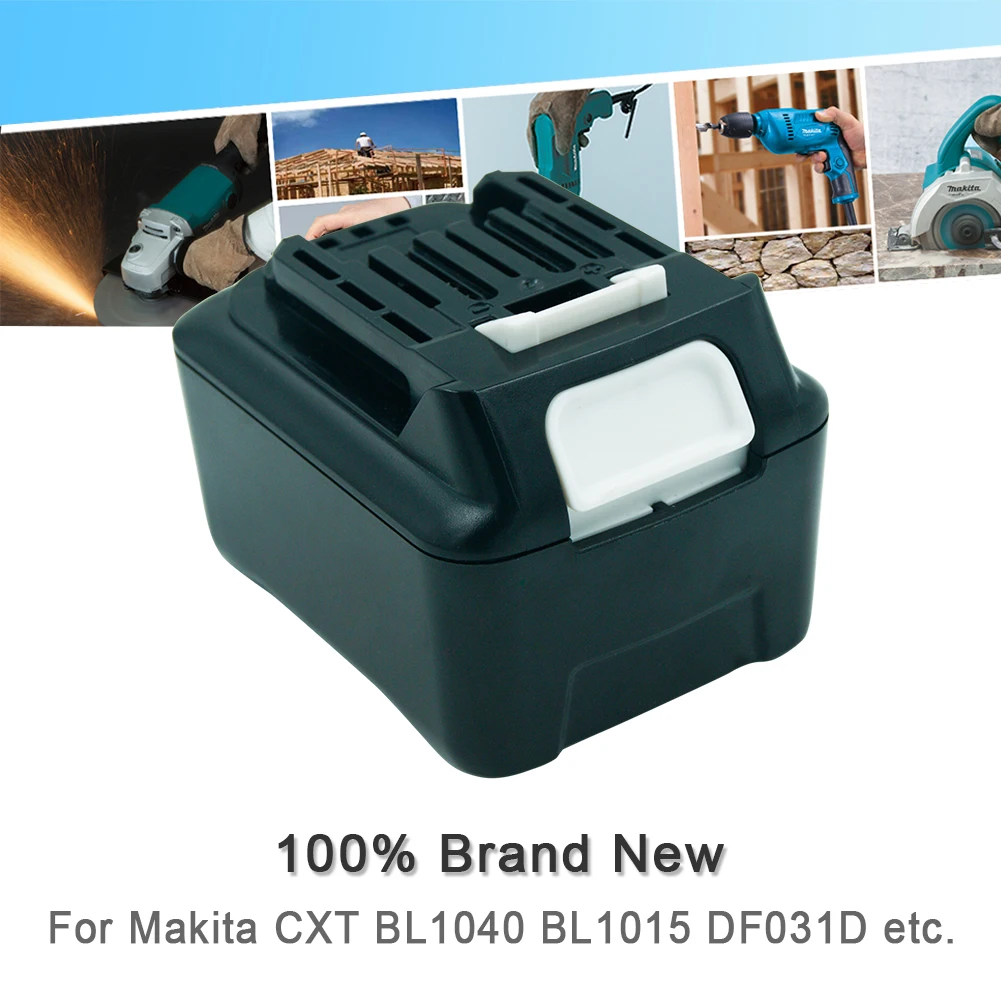 2 шт. 12 В Макс. 10,8 в 4000 мАч литий-ионная аккумуляторная батарея для Makita BL1040 DC10WD BL1015 BL1016 TD110D DF331D Аккумуляторные дрели