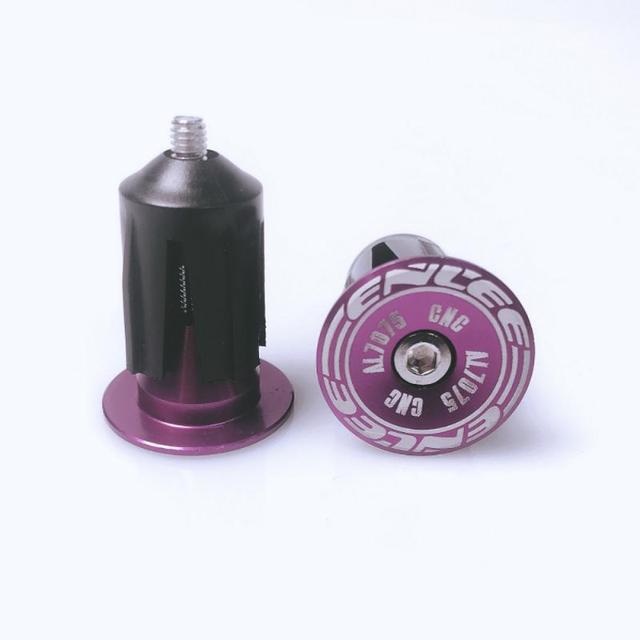 Aluminum Alloy Bicycle Handlebar End Plugs Caps Road Mountain Bike MTB Grip Handle Bar End Cap Cycling Handlebar Accessory