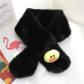 

Women Men Knitted Baby Ring Scarf Children Fashion Scarf Neck Cotton Thickened Collar Scarves Black