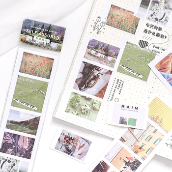 

Ins Fresh Style Stickers DIY Decoration Journal Creative Stickers Student Photography Scrapbook Sticker Stationery