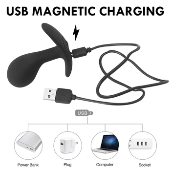 Wireless Vibrating Anal Plug Wearable Remote Control Butt Plugs Prostate Massager Masturbators Sex Anal Toys for Adults 18 Shop 3