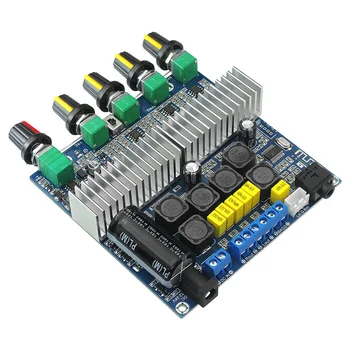 

Bluetooth 4.2 TPA3116D2 Digital 2.1 Audio Amplifier Board 100W+50W+50W DC 12-24V Volume Adjustment DU55