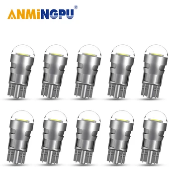 

ANMINGPU 10X Signal Lamp W5W Led Bulbs 3030SMD 194 Led T10 Canbus Super Bright Car Wedge Door Light License Plate Light 12V