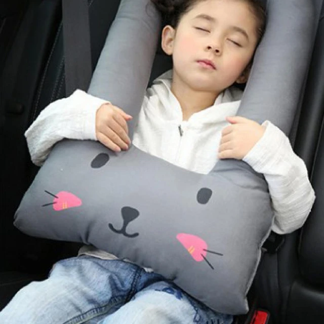 Soutien-tête mignon motif animal pour enfants, coussin oreiller de voyage  en forme de U pour siège de voiture, oreiller cervical de sécurité pour  enfants - AliExpress