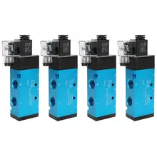 1 шт. 4V410-15 2 Позиция 5 Путь воздушные СОЛЕНОИДНЫЕ клапаны 50mm2 0,18~ 0.8MPa IP65 Электрический соленоид клапан