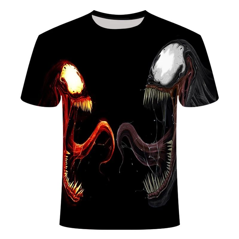 

New venom T-shirt Marvel fashion casual short-sleeved shirt Men and women fashion trend youth cool T-shirt men casual t-shirt