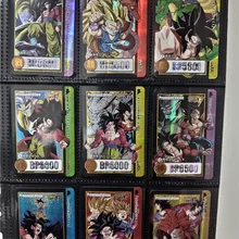 9 шт./компл. супер Dragon Ball Z Супер Saiyan 4 бронзового цвета героев карточной ультра инстинкт персонажи Гоку, Веджета, игровая коллекция карт