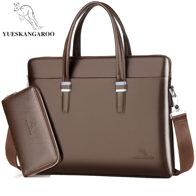 YUESKANGARO, модная сумка на плечо, мужской портфель, А4, из искусственной кожи, мужские сумки, бизнес, для ноутбука, тоут, роскошный бренд, мужской портфель, s, сумки