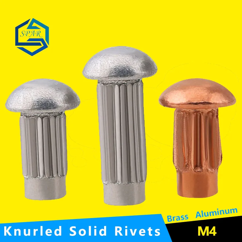 Rivets Button Solid Rivets Round Head Gb827 Aluminum/copper/brass M4