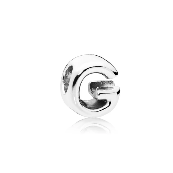 style 12 Простой стиль, Винтажные бусины из сплава 26 букв, подходят к оригиналу Pandora, подвески для женщин, подарок на день рождения, ювелирные изделия ручной работы - Цвет: style 12