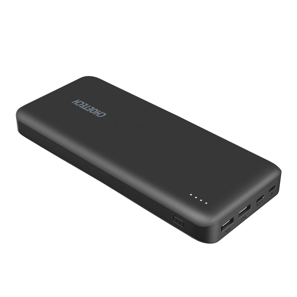 CHOETECH 20000 мАч Зарядное устройство для samsung usb type C зарядка для мобильного телефона Xiaomi портативное зарядное устройство для iPhone XS max x 8 plus