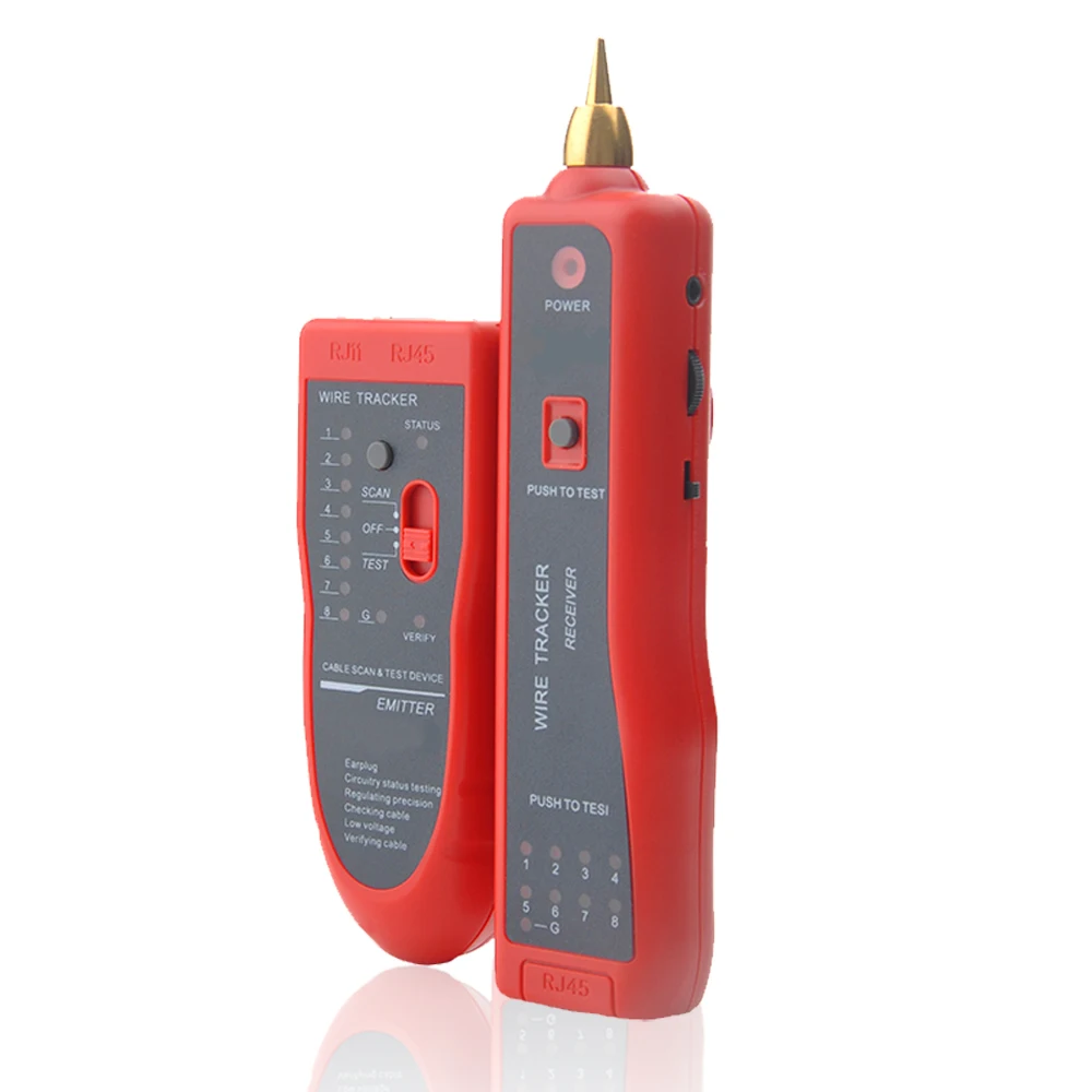 RJ11 RJ45 Cat5 Cat6 тестер для телефонного кабеля Тонер-детектор Ethernet LAN Сетевой кабель тестер детектор линия Finder