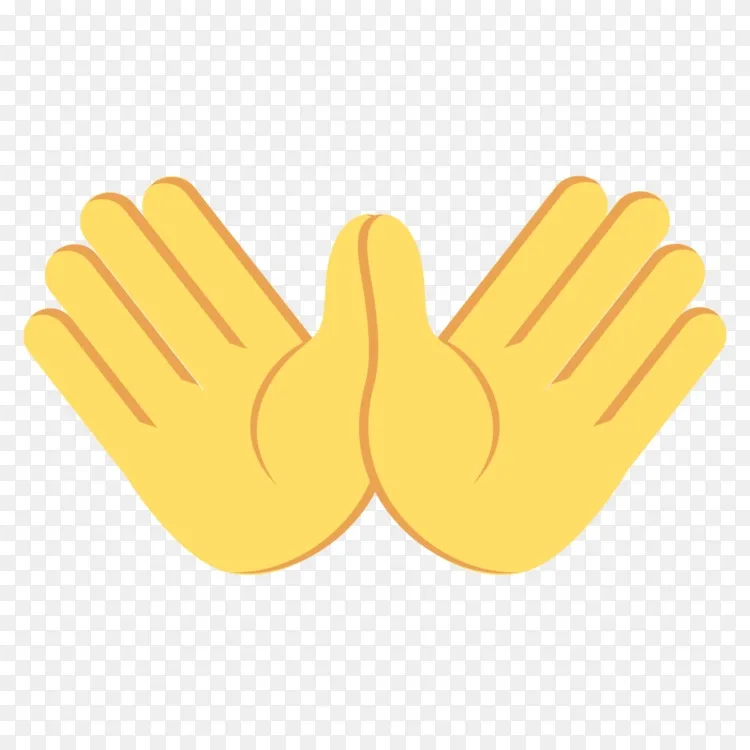 emojipedia意为手拥抱-张开手