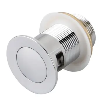 

CLOS 8cm Bung Sink Washbasin Brass Cap with Small Overflow Pop-up