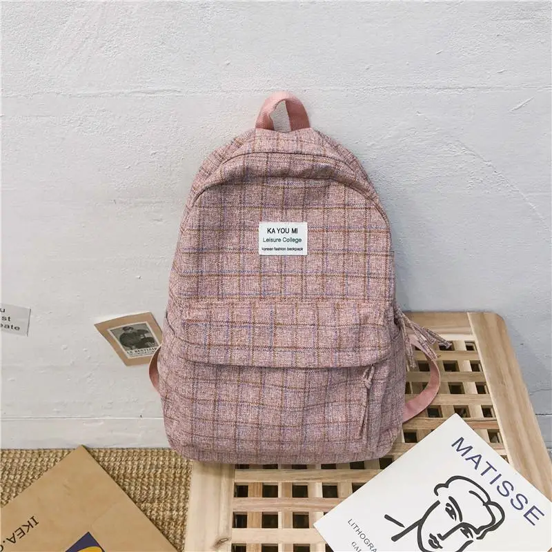 Модный женский рюкзак, студенческий женский рюкзак, для колледжа, для путешествий, женская сумка через плечо, милая школьная сумка для девочек, рюкзак, рюкзак - Цвет: Pink