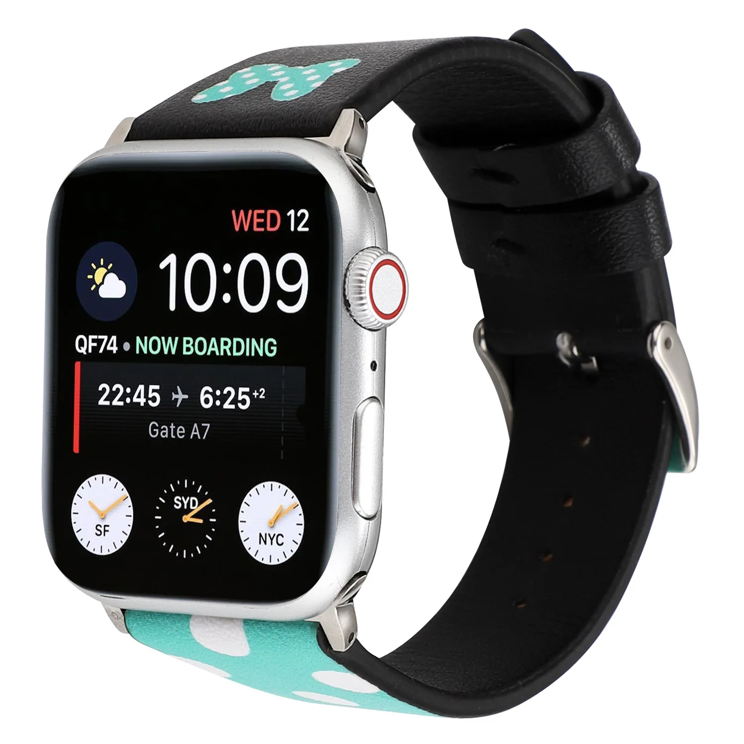 Ремешок для наручных часов Apple Watch Series 5 4/3/2/1 кожаный ремешок для Iwatch, версия 5 ремешок для наручных часов 40 мм 44 мм, 42 мм, 38 мм