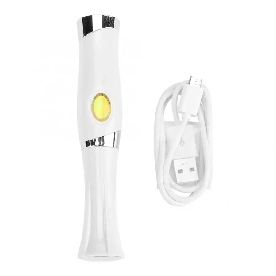 Белый USB перезаряжаемые мини-Бигуди для ресниц Электрический нагрев щипцы для завивки ресниц макияж инструменты - Цвет: Белый