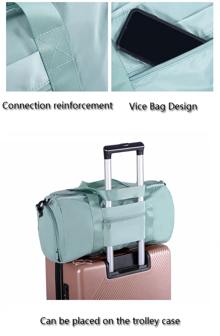 Мужская и Женская дорожная сумка для занятий йогой и фитнесом, Портативная сумка, сумка для сухой и влажной сепарации, органайзер для ручной обуви, сумка-мешок, вещевой мешок