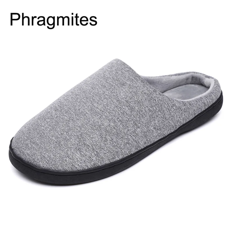 Phragmites Zapatos De Mujer; зимние домашние тапочки; мягкие зимние теплые домашние тапочки; домашняя обувь для влюбленных; мужские шлепанцы - Цвет: Серый