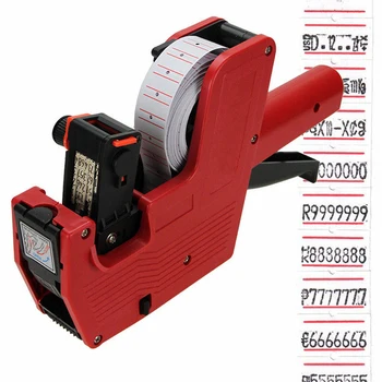 

2019 New MX-5500 8 Digits EOS 8 Digits Price Tag Gun +1 Ink Machine Bidder Labeller Sticker For Home Office Business