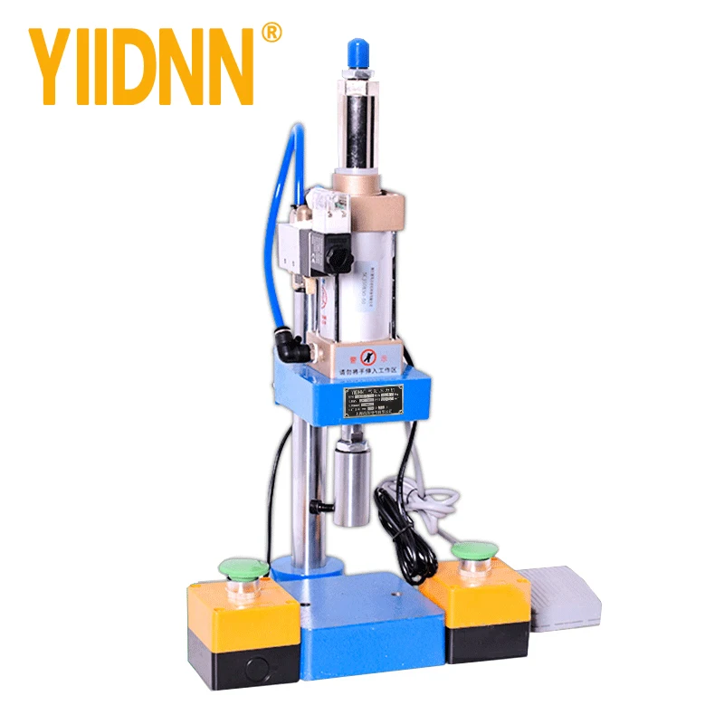 YIIDNN CE small pneumatic punch press with contoller and daul buttons stamping punching machines