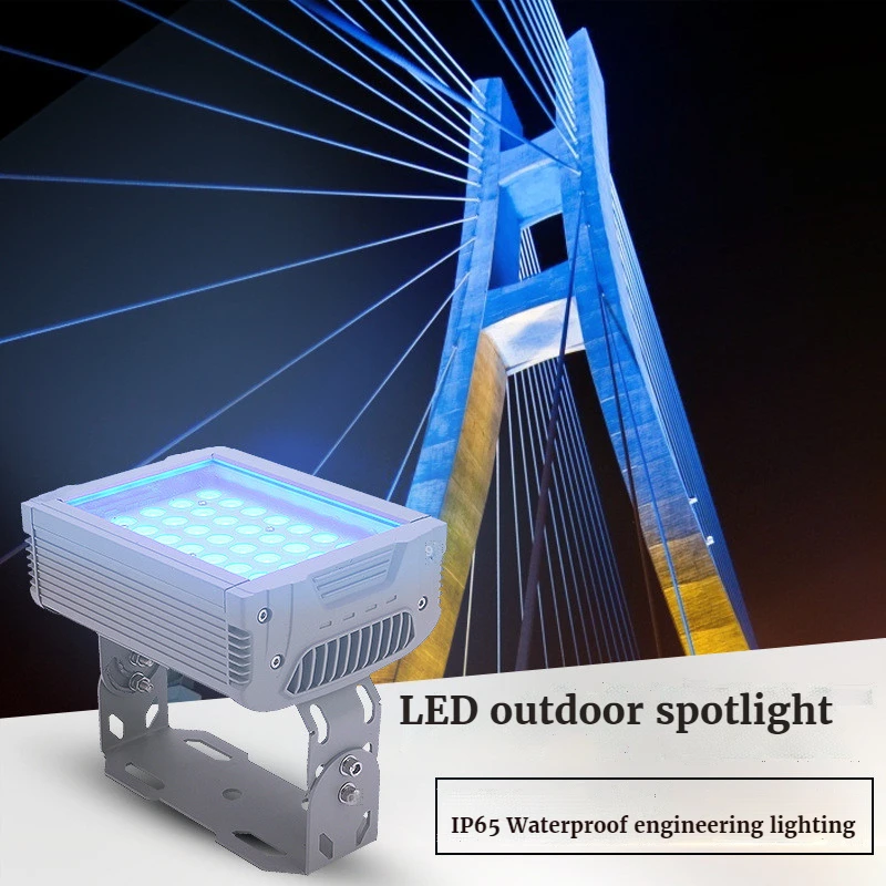 IP65 Waterproof Square Stage Wall Washer Spotlight Garden Tree Light Greening Landscape Projection Beam Light Wall Lighting