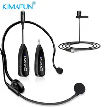 KIMAFUN Мини Портативная гарнитура 2,4G наушники Bluetooth беспроводной микрофон усилитель мощности для туристического гида для обучения