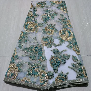 

High Quality Beautifical african lace fabrics 2020 nigerian french tulle lace fabric embroider african tulles lace for party