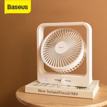 

Baseus USB Fan Shaking Mini USB Fan Portable 3 Speed Super Mute Cooler for Office Chargable USB Fans Car Home Notebook Laptop