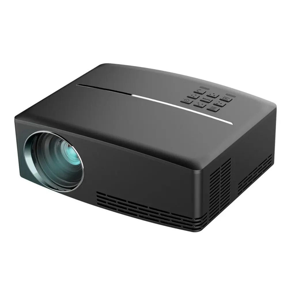 Full HD 1080P lcd Мини проектор 1800 лм портативный мультимедийный домашний кинотеатр видео кино развлечения GP80 GP80UP