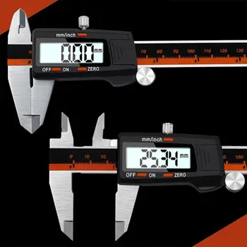 

OOTDTY Digital Caliper 0-6" Vernier Caliper Digital Electronic Gauge Micrometer Measure A5YD