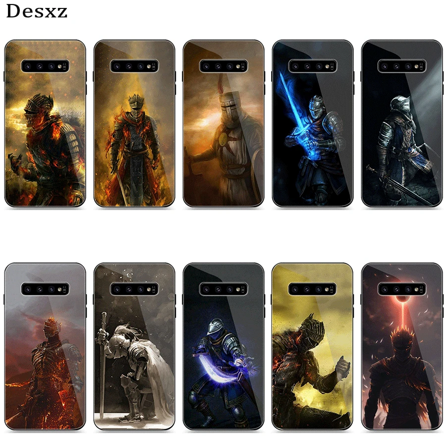 Чехол для телефона Стекло samsung A10 A20 A30 A40 A50 A60 A70 S7 край S8 S9 S10 плюс Dark Souls | Мобильные