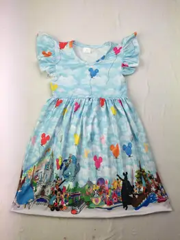 

2020 Hot sell Baby Girl Cartoon Party Dress Hight Quality Little Kids Adorable Dress up costumes