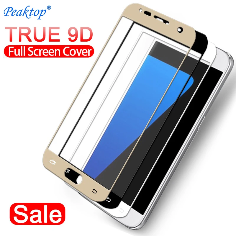

9D Full Cover Tempered Glass For Samsung Galaxy S7 J3 J5 J7 2016 2017 J2 J4 J6 J8 2018 Screen Protector Protective Glass Film
