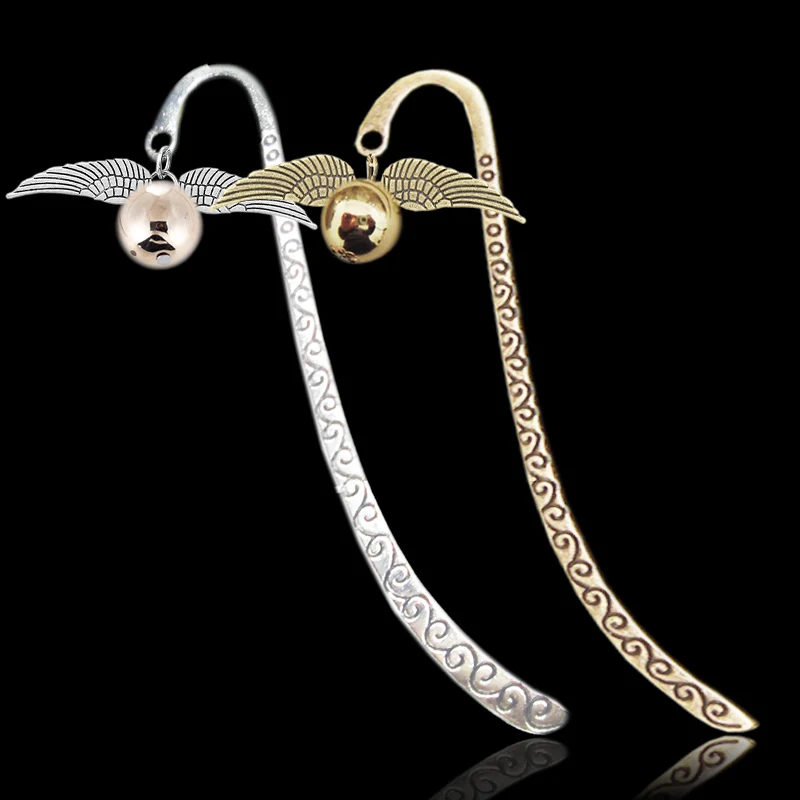 여아용 꽃 나비 금속 책갈피, 학교 용품, 책 페이지 액세서리, 귀여운 문구, 책 마크 10 빈티지 윙 스니치 금속 북마크, 죽음의 성물 인덱스 디바이더, 독서 노트북, 마크 마크, 페이지 메이트 마커, 레트로