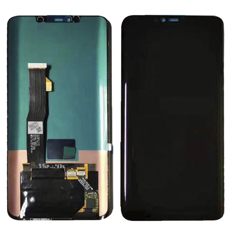 Тестовый Супер AMOLED для huawei mate 20 Pro ЖК-дисплей кодирующий преобразователь сенсорного экрана в сборе ремонт с рамкой с отпечатком пальца