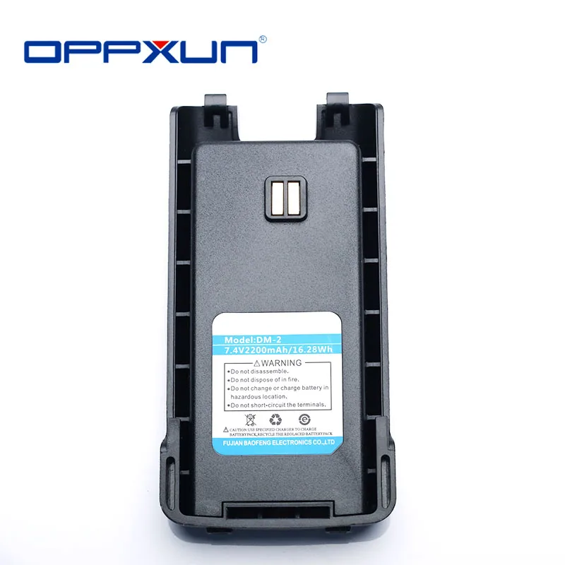 OPPXUN-Batería de 100% BaoFeng DMR-1702, Original, adecuada para BaoFeng DMR-1702, 2200mAh, DC 7,4 V, accesorios de batería de DM-X