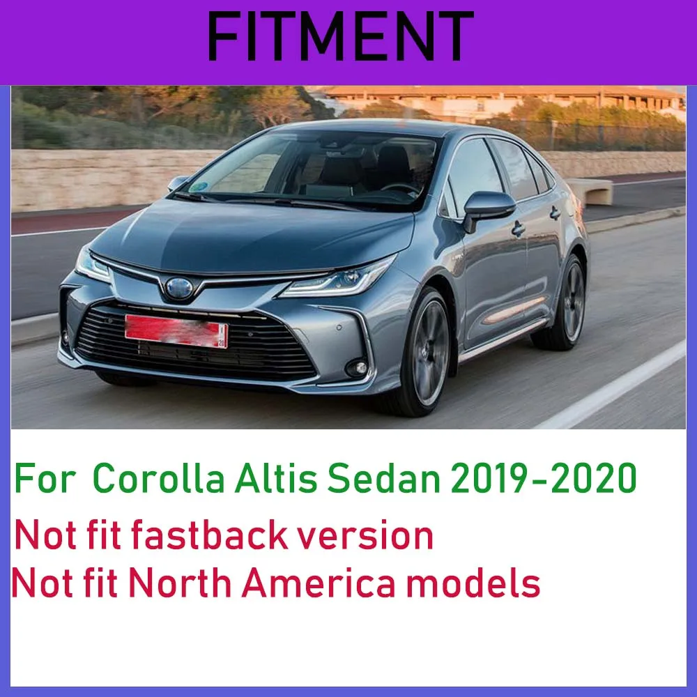 Брызговики для Toyota Corolla E210 Sedan Брызговики автомобильные брызговики крыло брызговиков вспышки Брызговики аксессуары