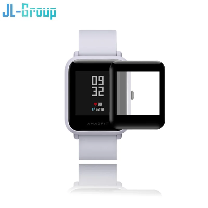 Amazfit Bip пленка для Xiaomi bip стеклянная защитная из стекловолокна ультра тонкая Full Cover